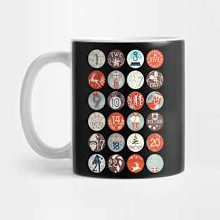 Advent calendar Mug